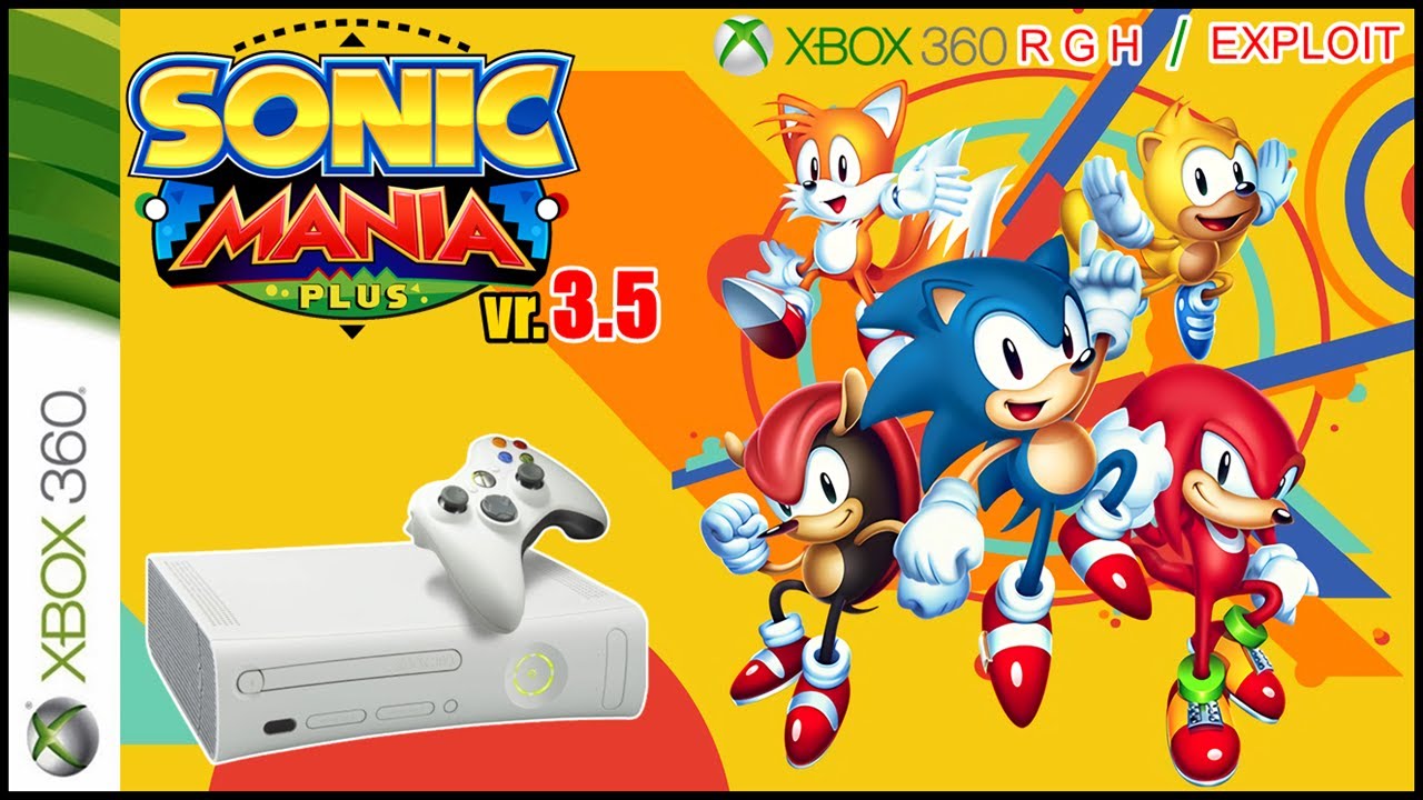 SONIC MANIA PLUS | RODANDO AGORA NO SEU XBOX 360 RGH / EXPLOIT !!