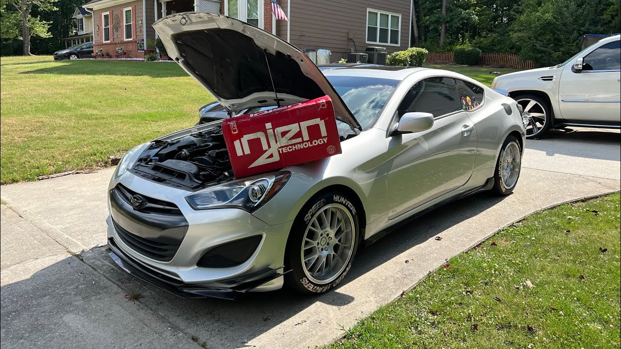 GENESIS COUPE 2.0T GETS COLD AIR INTAKE (BIG DIFFERENCE💨)