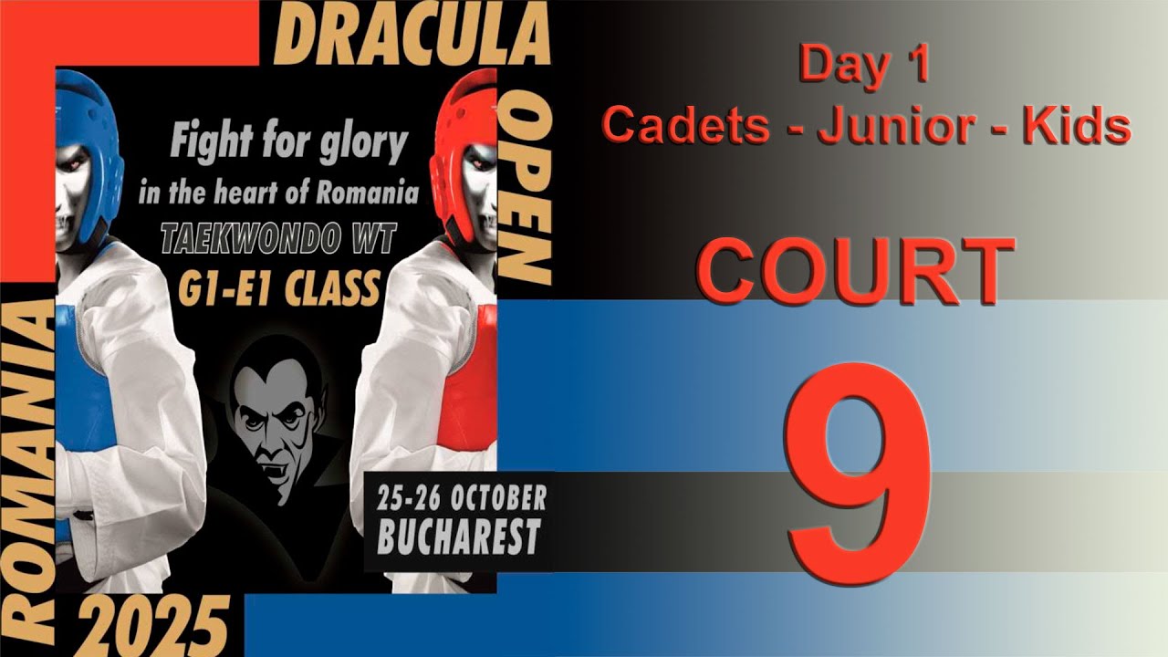 Court 9 - Junior/Cadets/Kids - Dracula Open 2025
