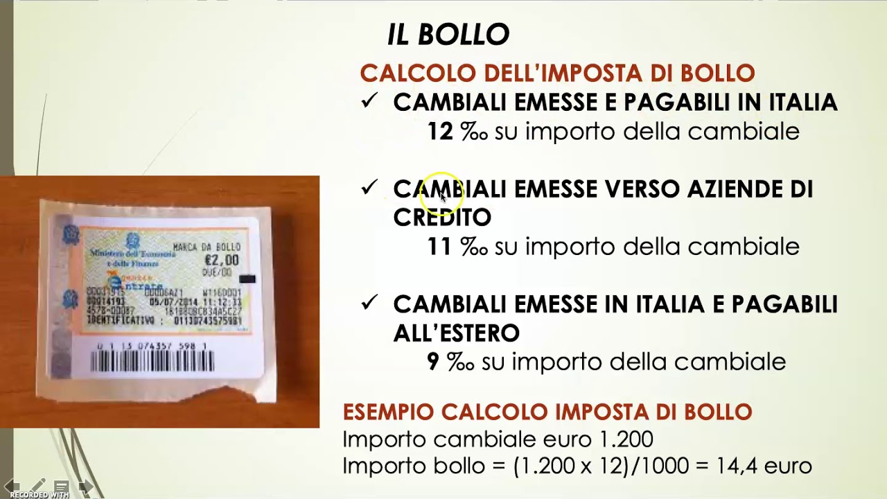 CAMBIALE 3 di 3