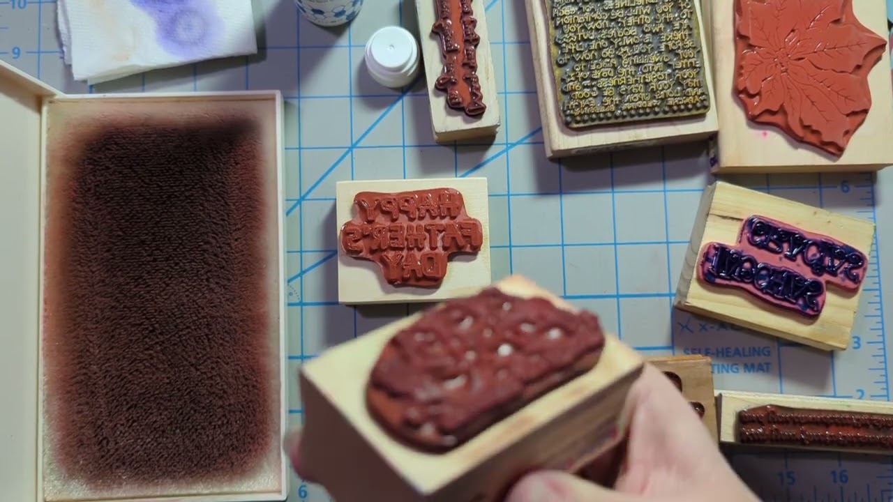 CLEAN: Used Vintage Rubber Stamp Deep Cleaning