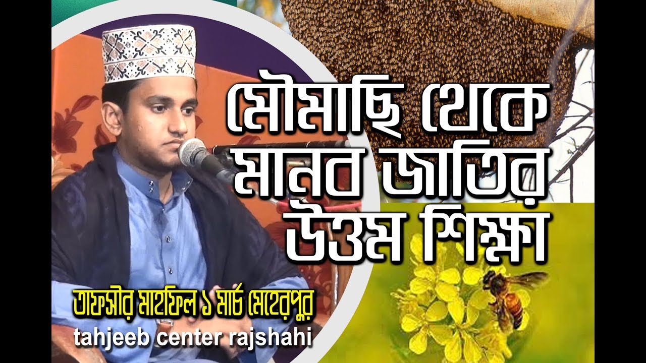 New Bangla Waz মৌমাছি থেকে মানবজাতির কি শিক্ষা রয়েছে Moinul Islam বিস্ময়কর বালক এবার মেহেরপুরে