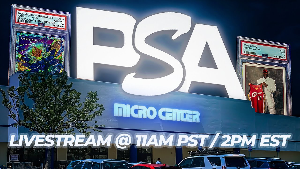PSA Grading Event at Micro Center Live!