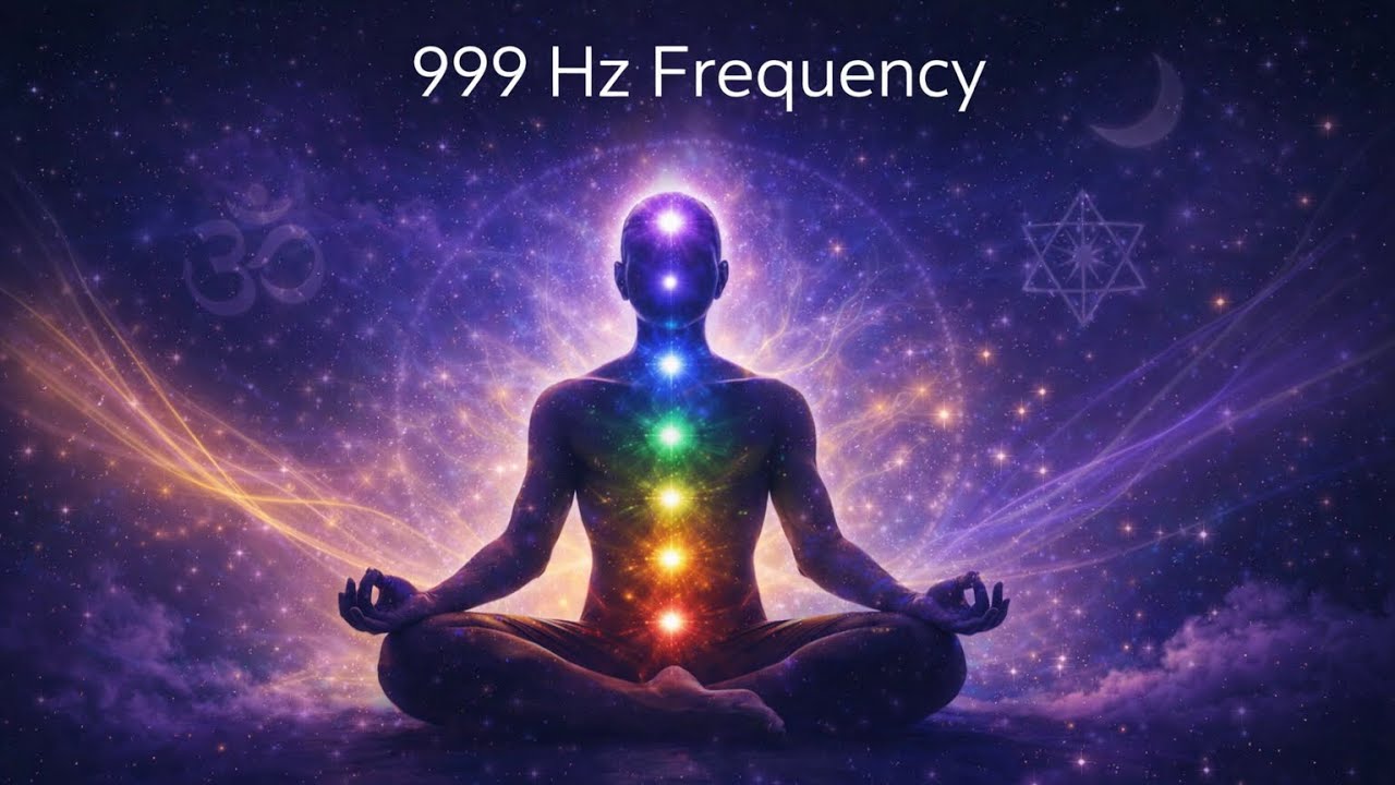✨ 999 Hz Frequency – Open All 7 Chakras | Attract Miracles | Deep Healing Meditation