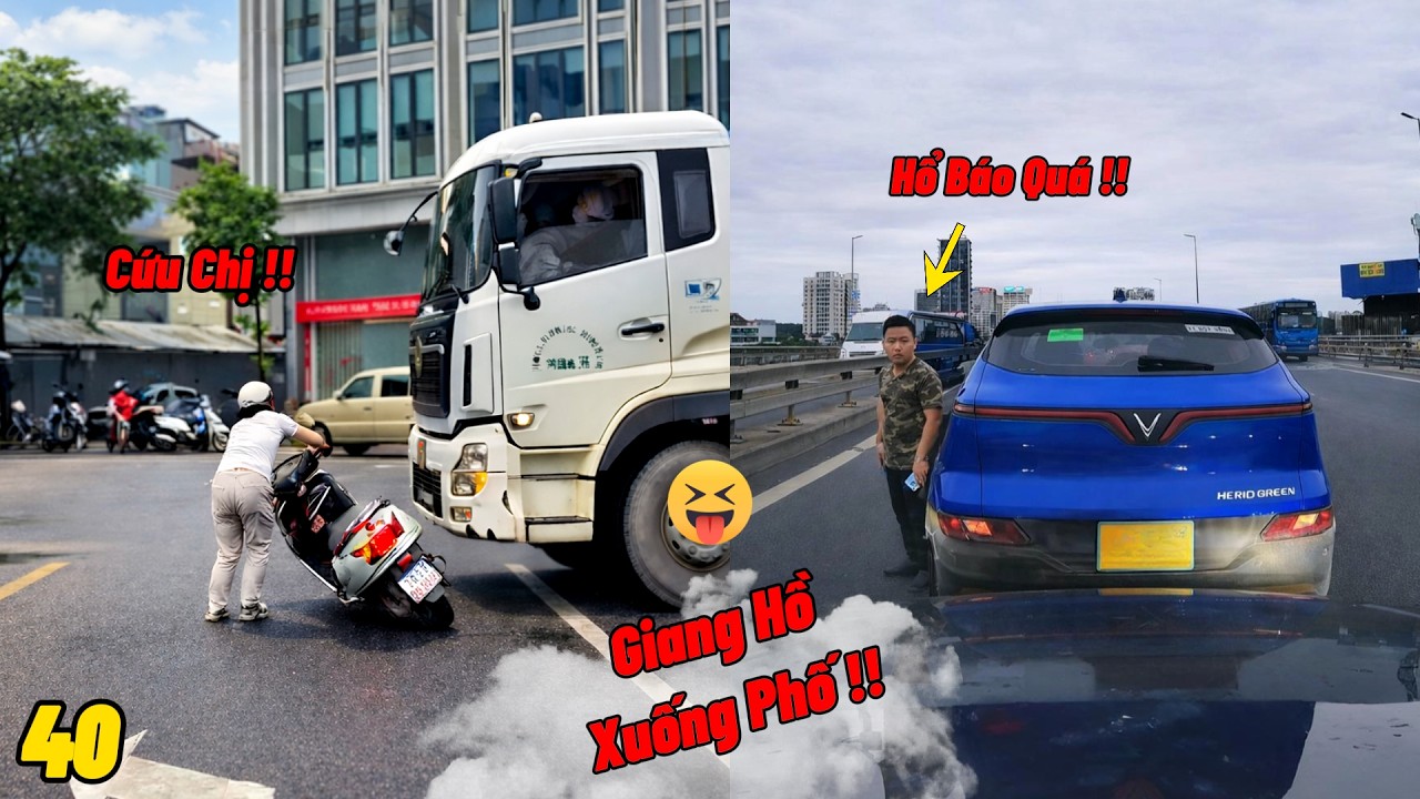 Tình Huống Giao Thông Hài Hước Của Các Bác Tài Ngáo Ngơ Trên Phố / Vui Giao Thông VN