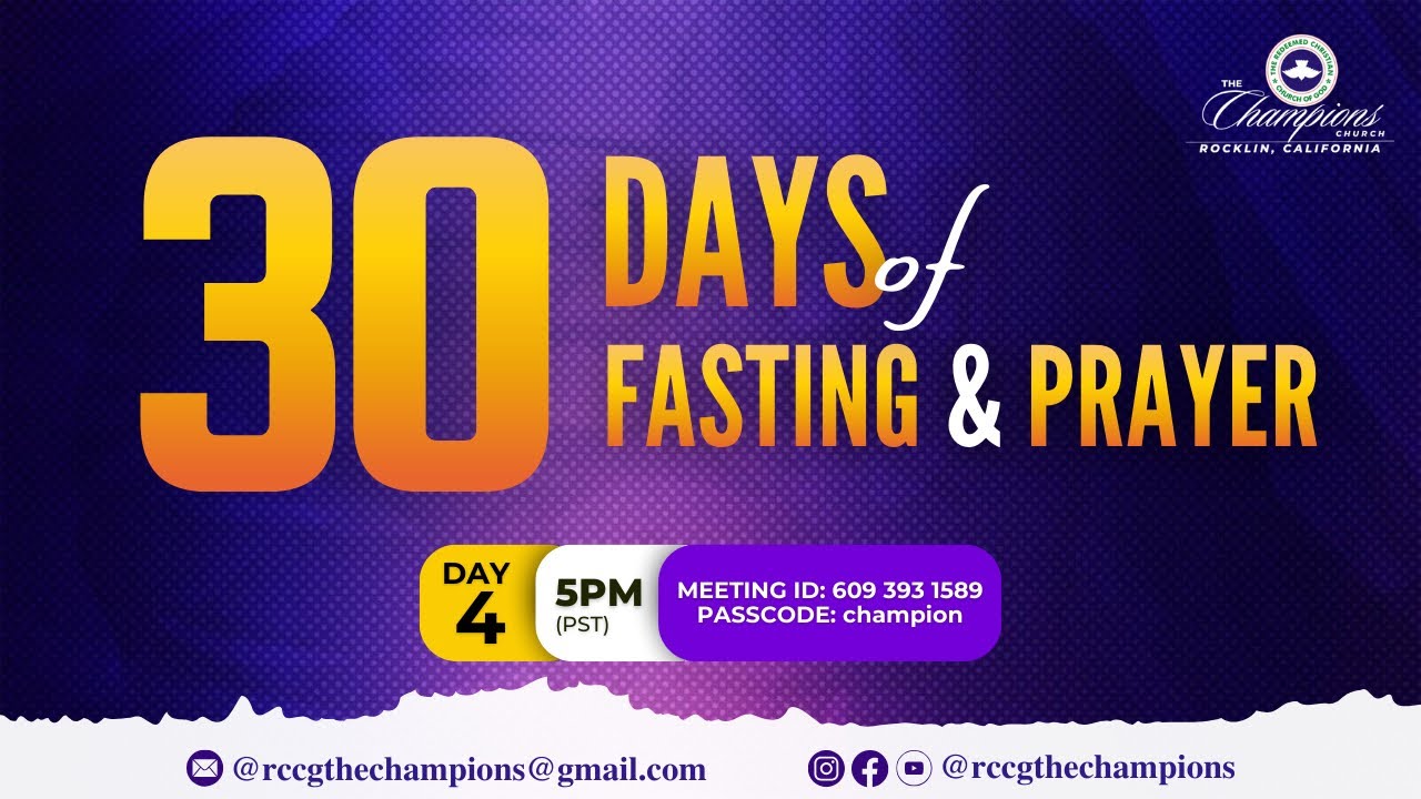 RCCG - The Champions | 30 Days of Realities | February 4th, 2026| Day 4