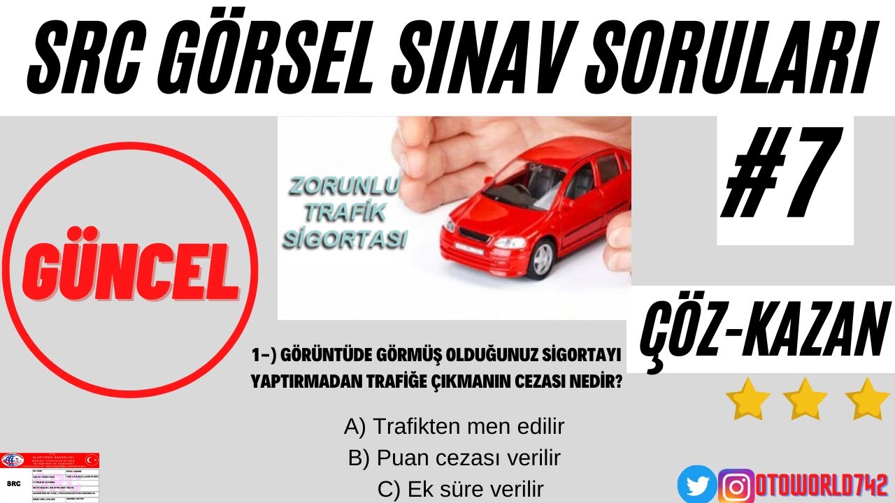 SRC GÖRSEL (UYGULAMA) SORU VE CEVAPLARI #7 / SRC UYGULAMALI SINAV  SORULARI - SRC GÖRSEL SORULAR