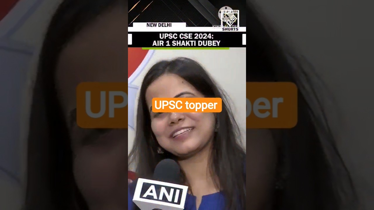 UPSC topper AIR 1 ❤️🇮🇳 