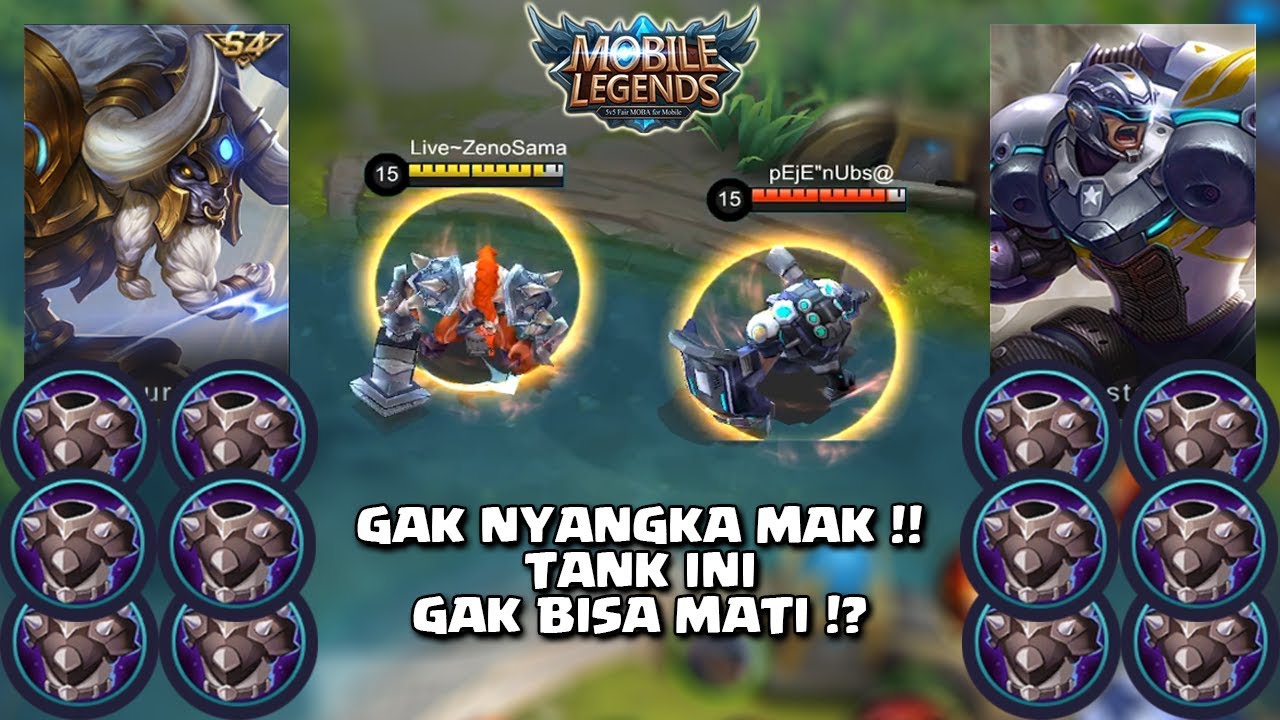 INILAH TANK TERKUAT!! JOHNSON VS MINOTAUR || FULL BLADE ARMOR - MOBILE LEGENDS