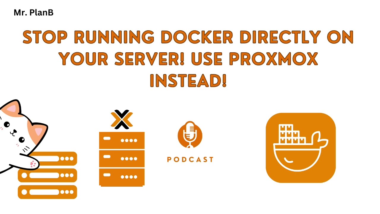 Stop Running Docker Directly on Your Server! Use Proxmox Instead!