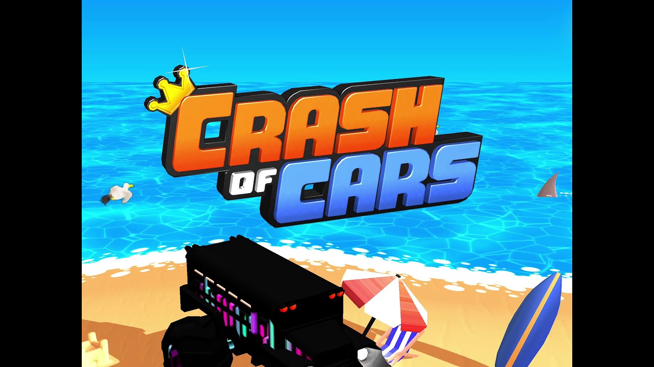 Crash of cars gameplay: using the Monster bus car