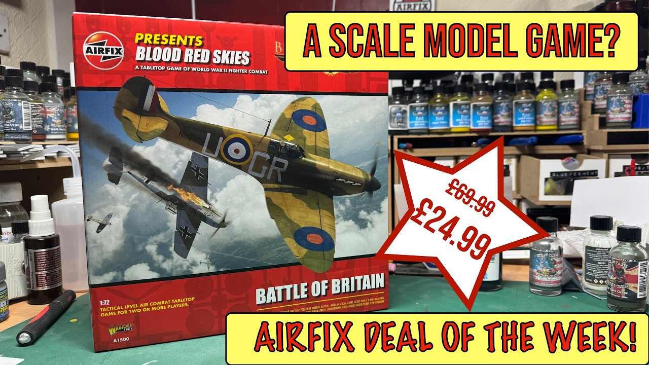 Build SCALE MODELS Then Play Blood Red Skies - Airfix TABLE Game!! - WEBSITE DEAL