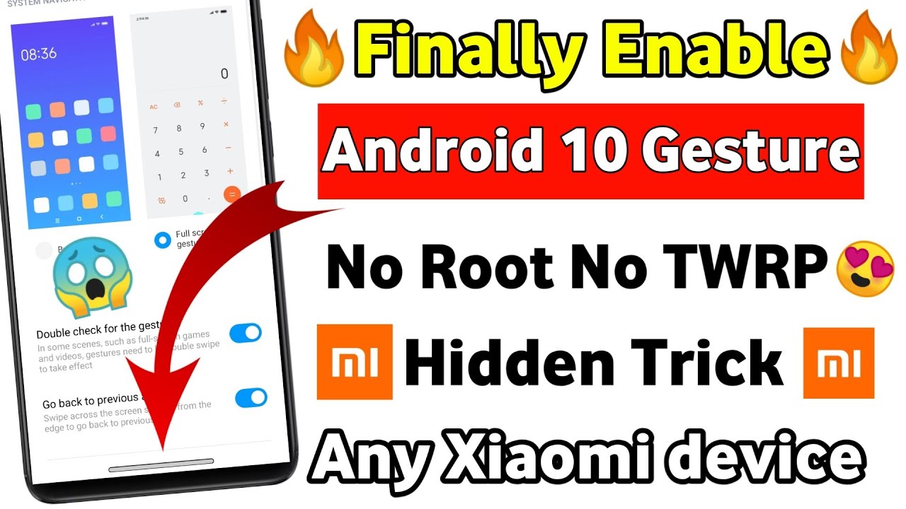 MIUI 11.1.0 Android 10 Gesture | Android 10 Gesture On Any Xiaomi Device