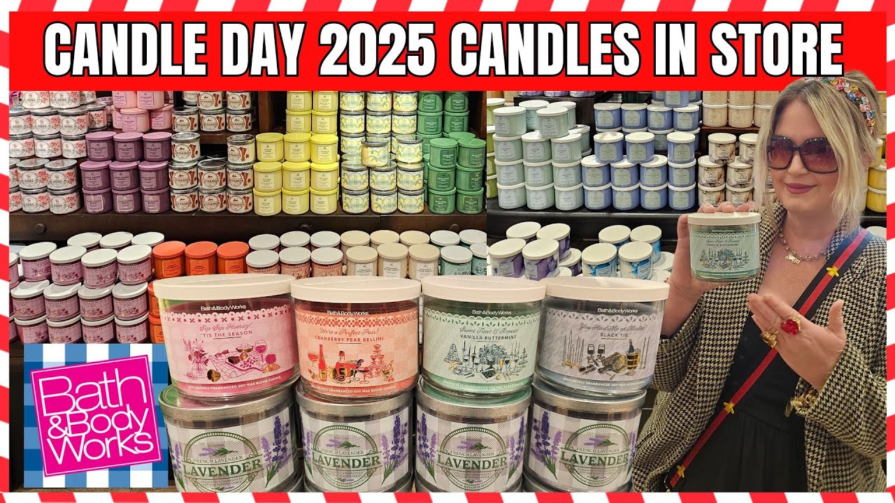 ДЕНЬ СВЕЧЕЙ Bath & Body Works 2025 СВЕЧИ В МАГАЗИНЕ | МАГАЗИН ДЛЯ ПРОГУЛОК #bathandbodyworks