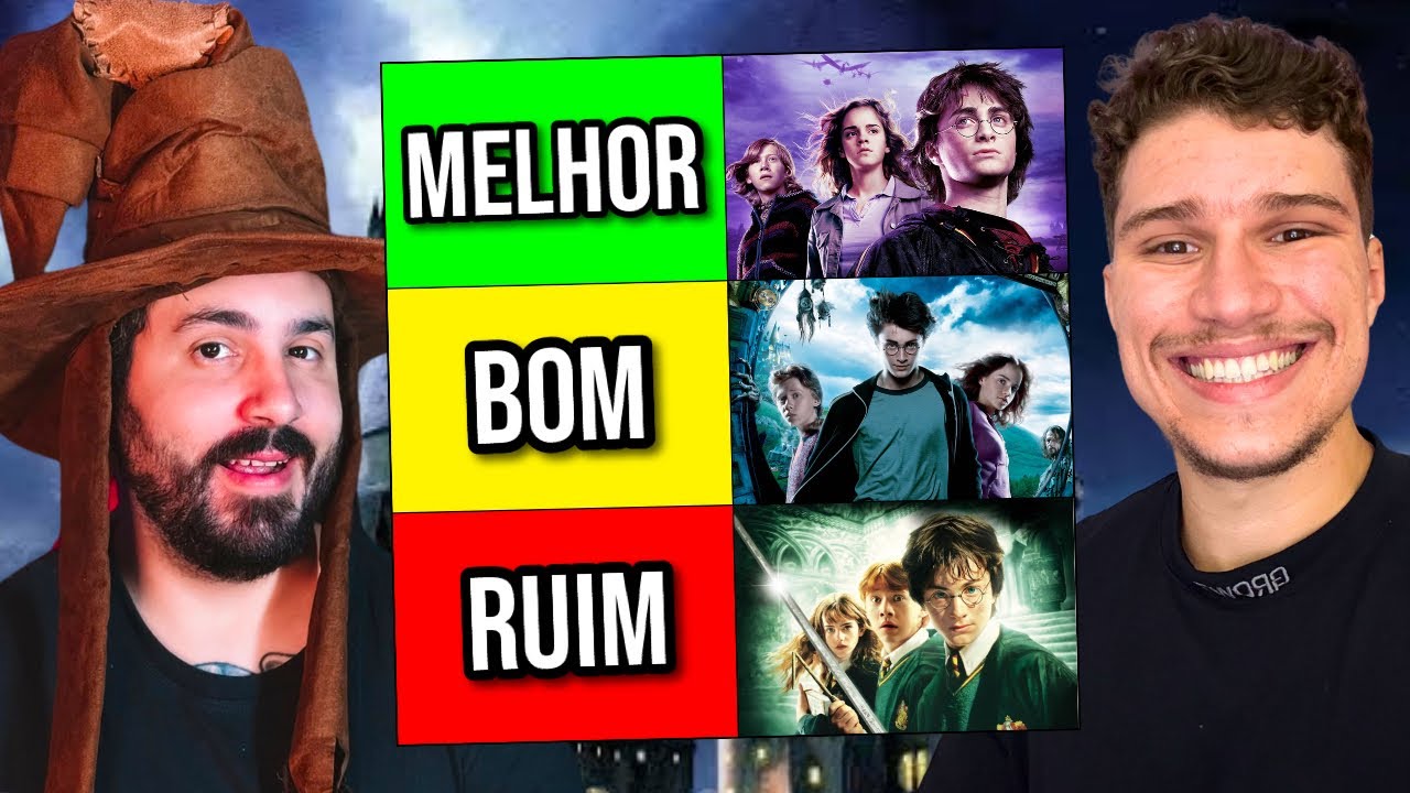 QUAL É O MELHOR E O PIOR FILME DE HARRY POTTER? | RANKING DOS FILMES COM CALDEIRÃO FURADO - TIERLIST