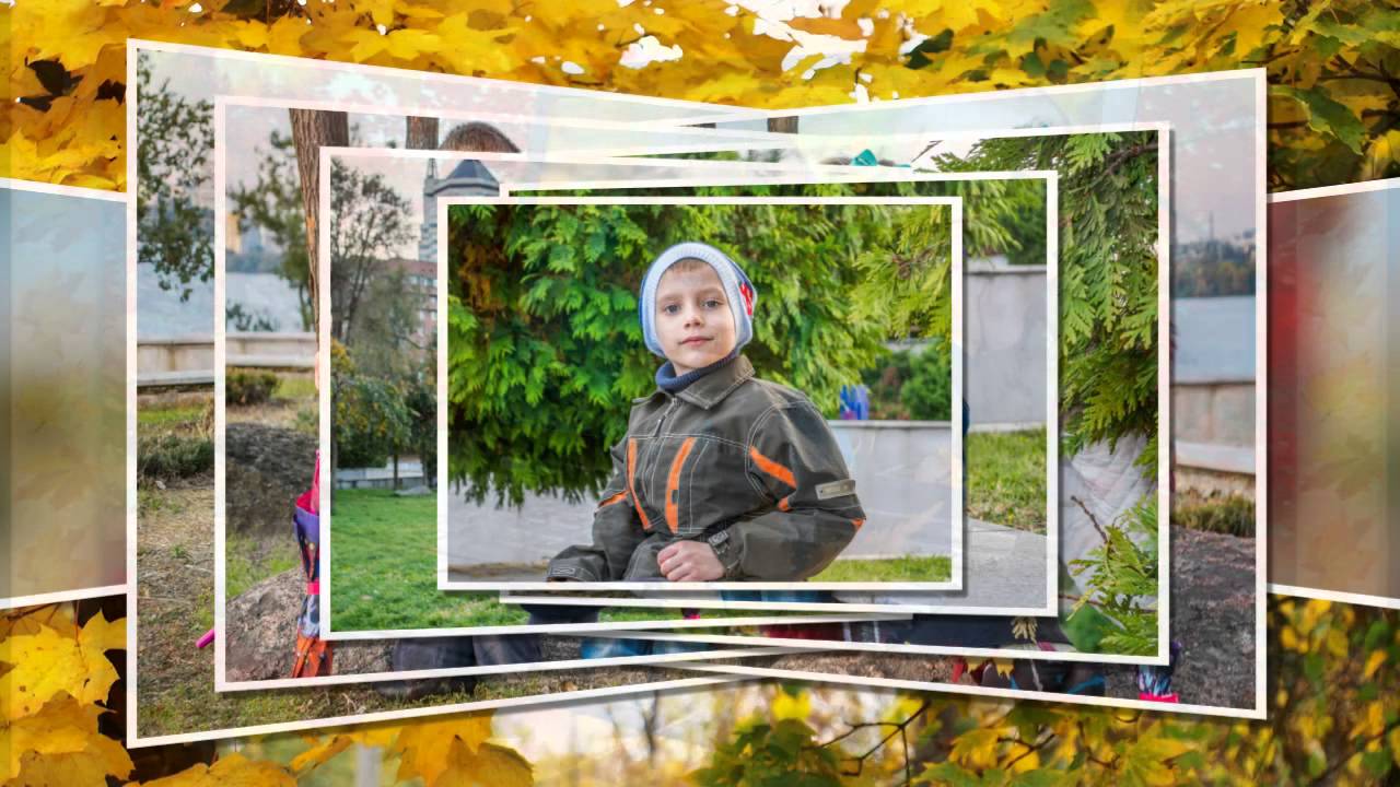 Осенняя фотосессия, слайд - шоу