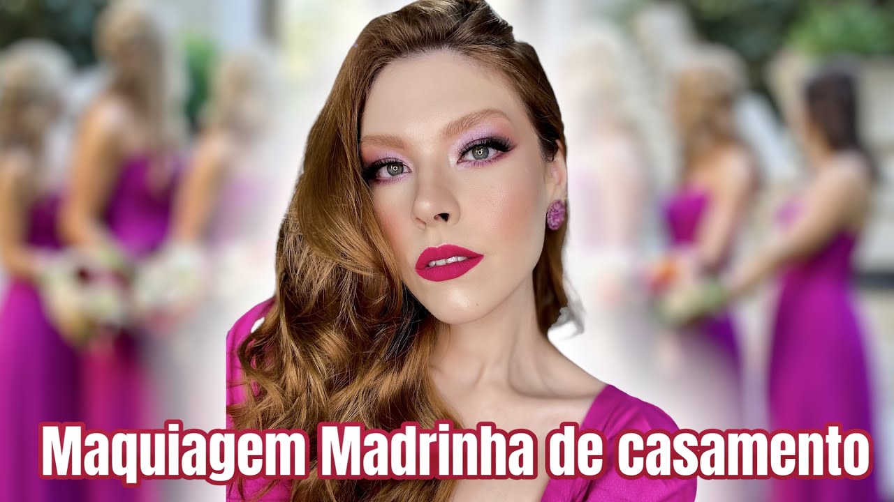 MAQUIAGEM PARA MADRINHAS DE CASAMENTO *Pink e Fúcsia*