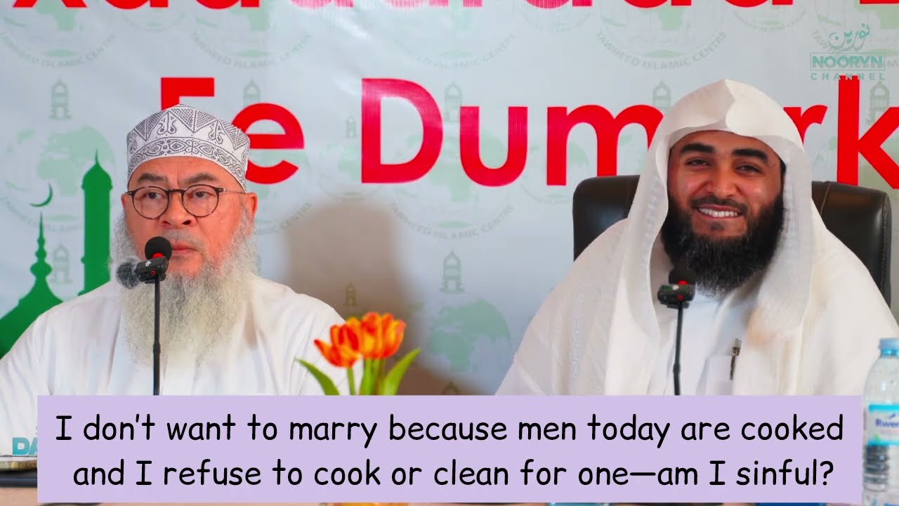 I don't wanna marry cuz men today are cooked & I refuse to cook or clean for him, am I sinfu?l assim