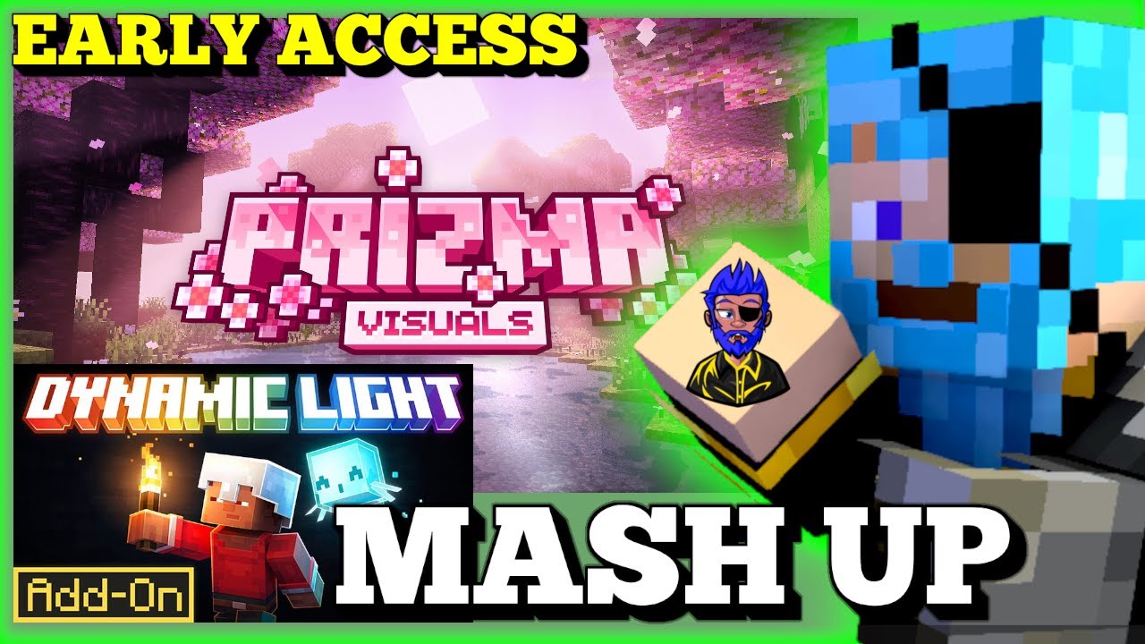 Prizma Visuals Texture Pack x Dynamic Light Add-On &brvbar; Minecraft Vibrant Visuals Mash Up