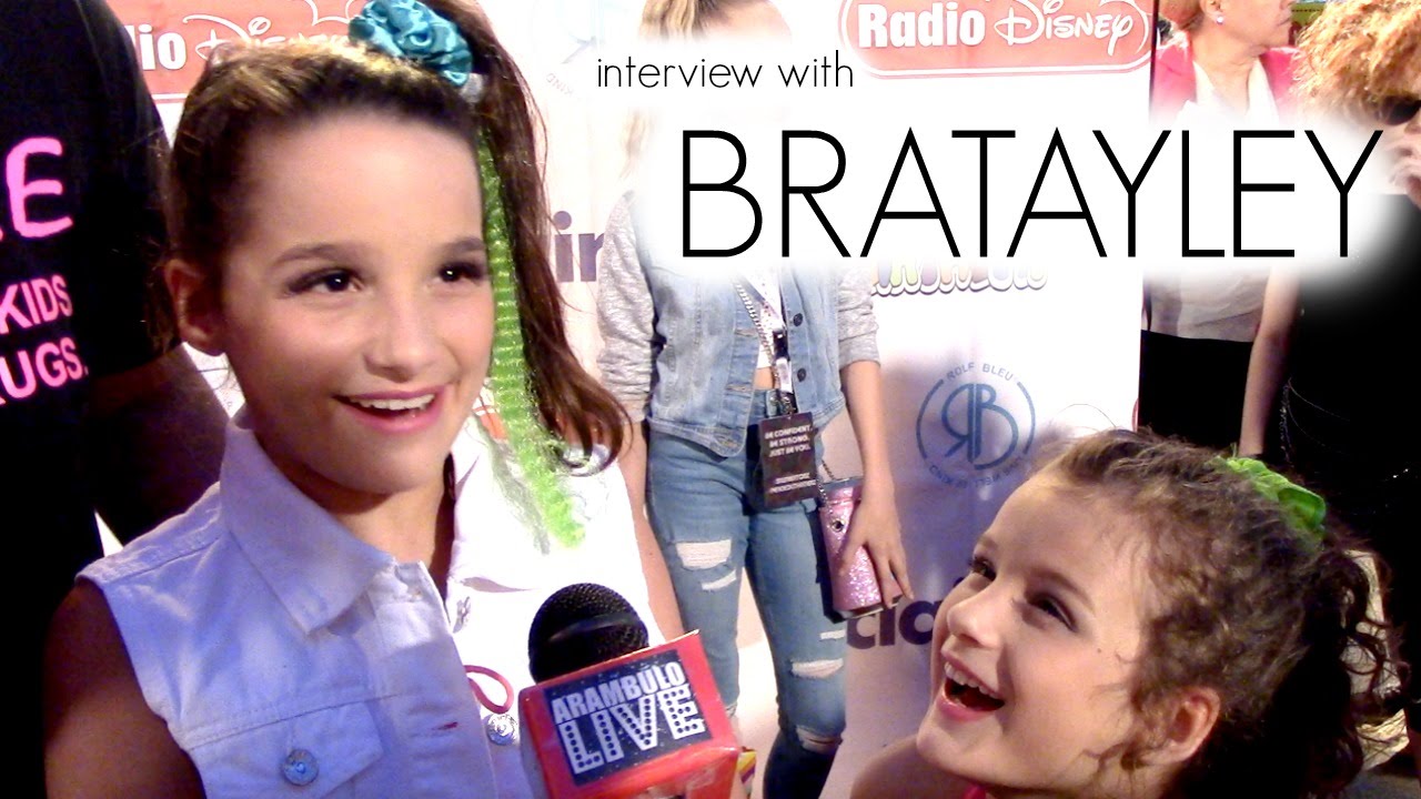 Interview with Bratayley (Annie LeBlanc & Hayley LeBlanc) at Jojo Siwa 's 13th Birthday