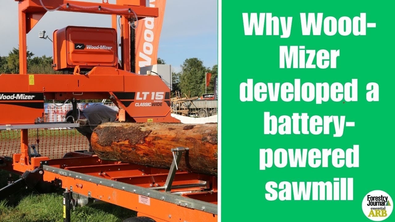 Wood-Mizer's battery-powered sawmill - is it the future?