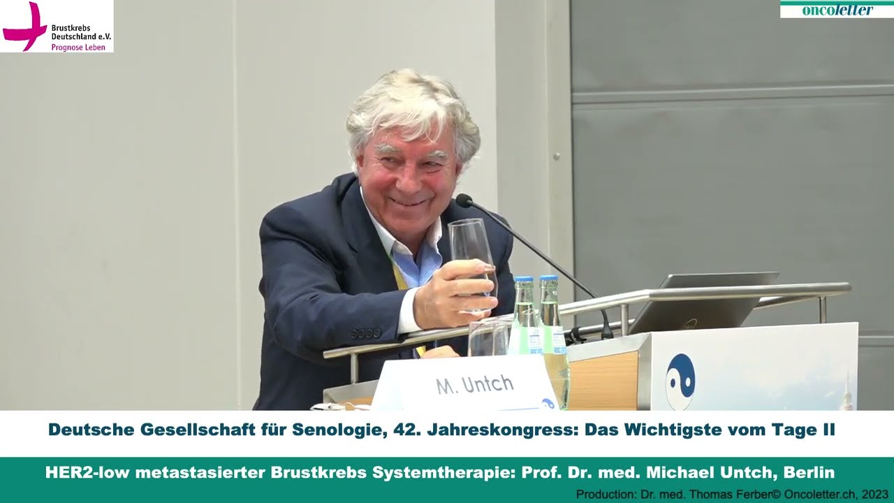 SENO 2023 | Das Wichtigste Tag 2 - HER2-low metastasierter Brustkrebs Systemtherapie - Prof. Untch