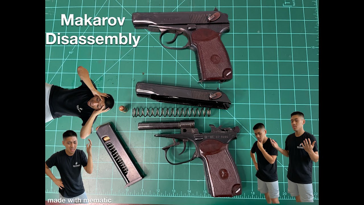 Как разобрать и собрать пистолет Макарова
