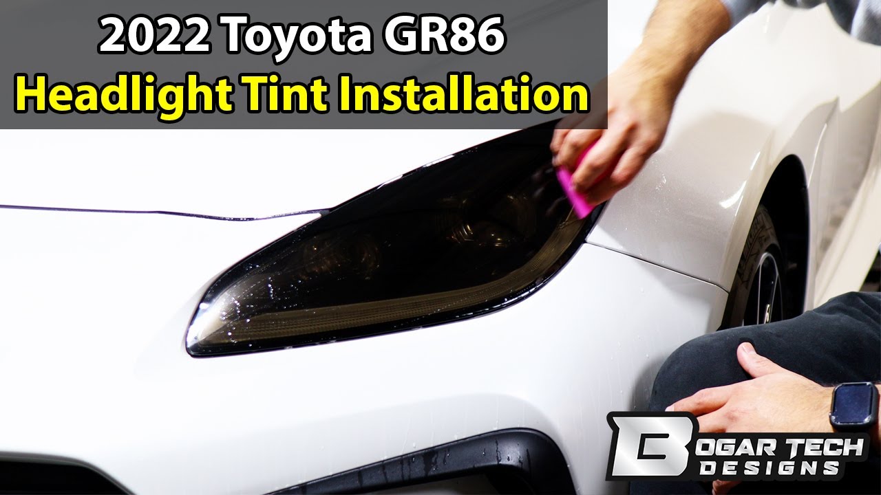 Установка тонировки фар на Toyota GR86 2022-2025