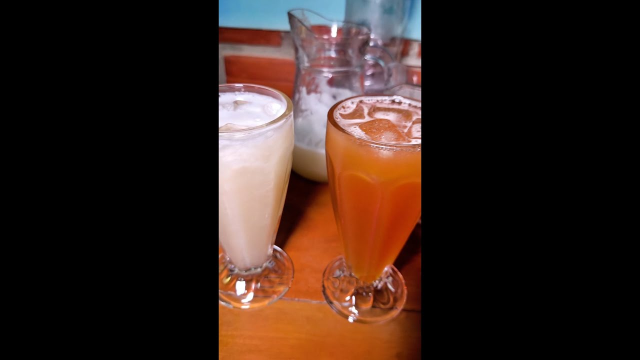REFRESCO DE ACHACHAIRÚ | Si lo haces así tendrás dos sabores y dos colores diferentes