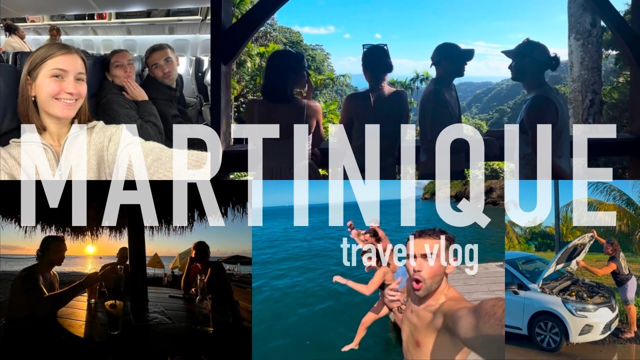 martinique travel vlog ep01 | waterfalls, beach and sun..