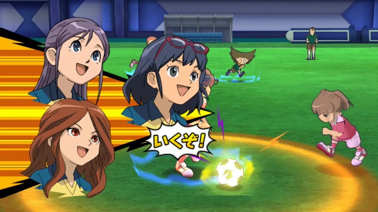 Inazuma Eleven Go Strikers 2013 Inazuma Girls Vs Royal Academy Wii 1080p (Dolphin/Gameplay)