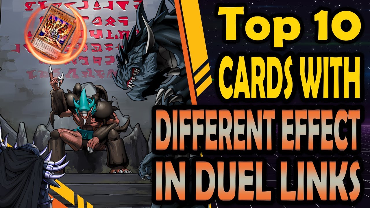 Top 10 Cards with Different Effects in Duel Links than the TCG