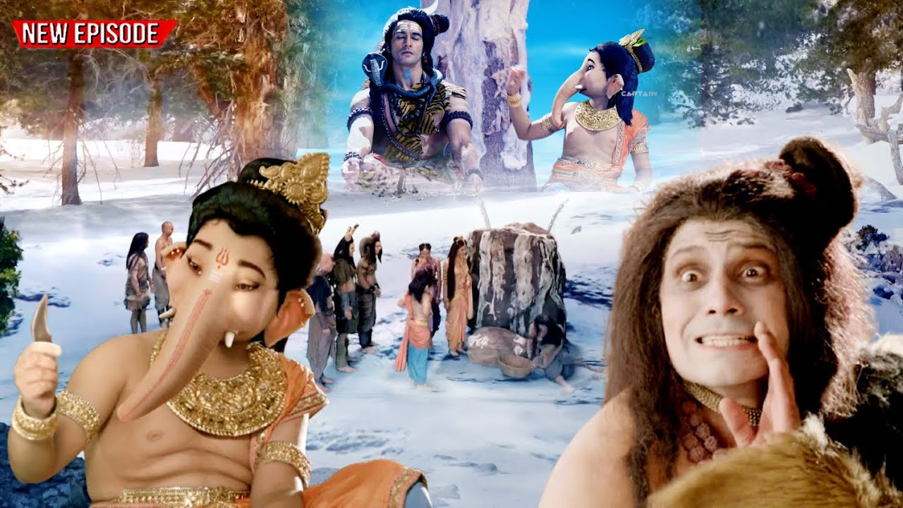 महा एपिसोड -  नंदी और तोतला जी कैसे लेंगे गणेश जी सा चंद्रमा को |  Vighnaharta Ganesh