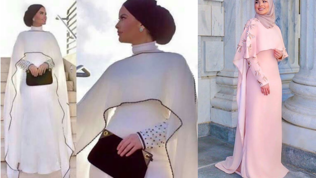 Cape Abaya cutting and stitching // Tow pice Abaya design// modest wear design #abaya