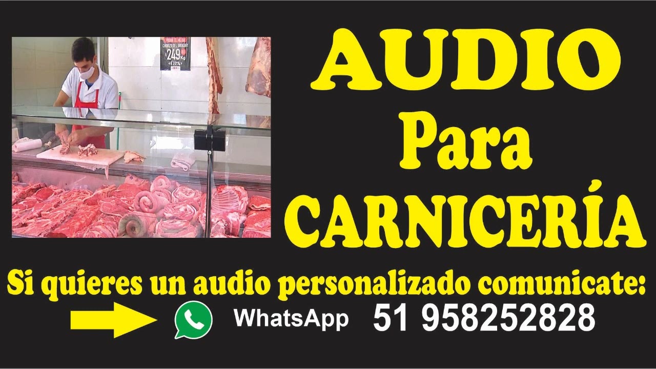 Audio para carnicería