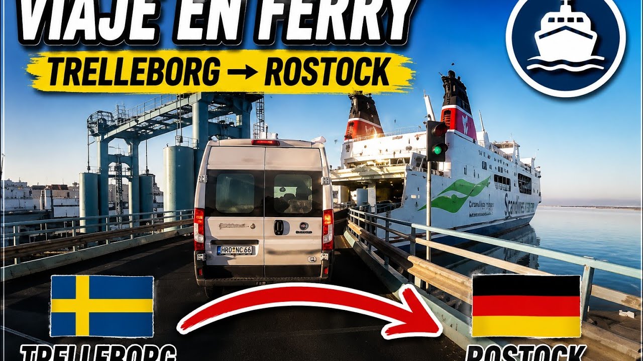 Viaje con el Ferry desde Trelleborg (Suecia) a Rostock (Alemania)