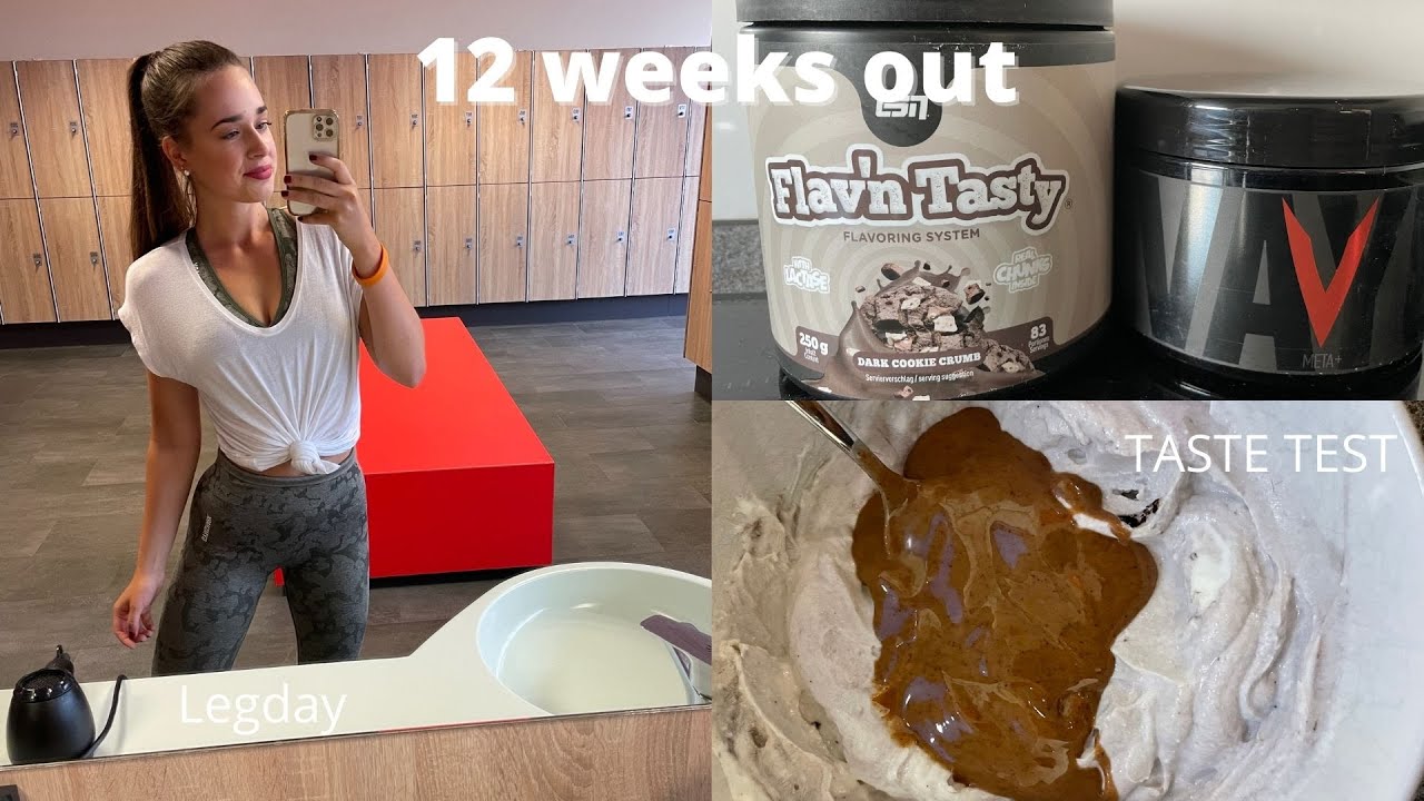 12 weeks out | NEUES Flav´n Tasty😍 | Meta+ TASTE TEST