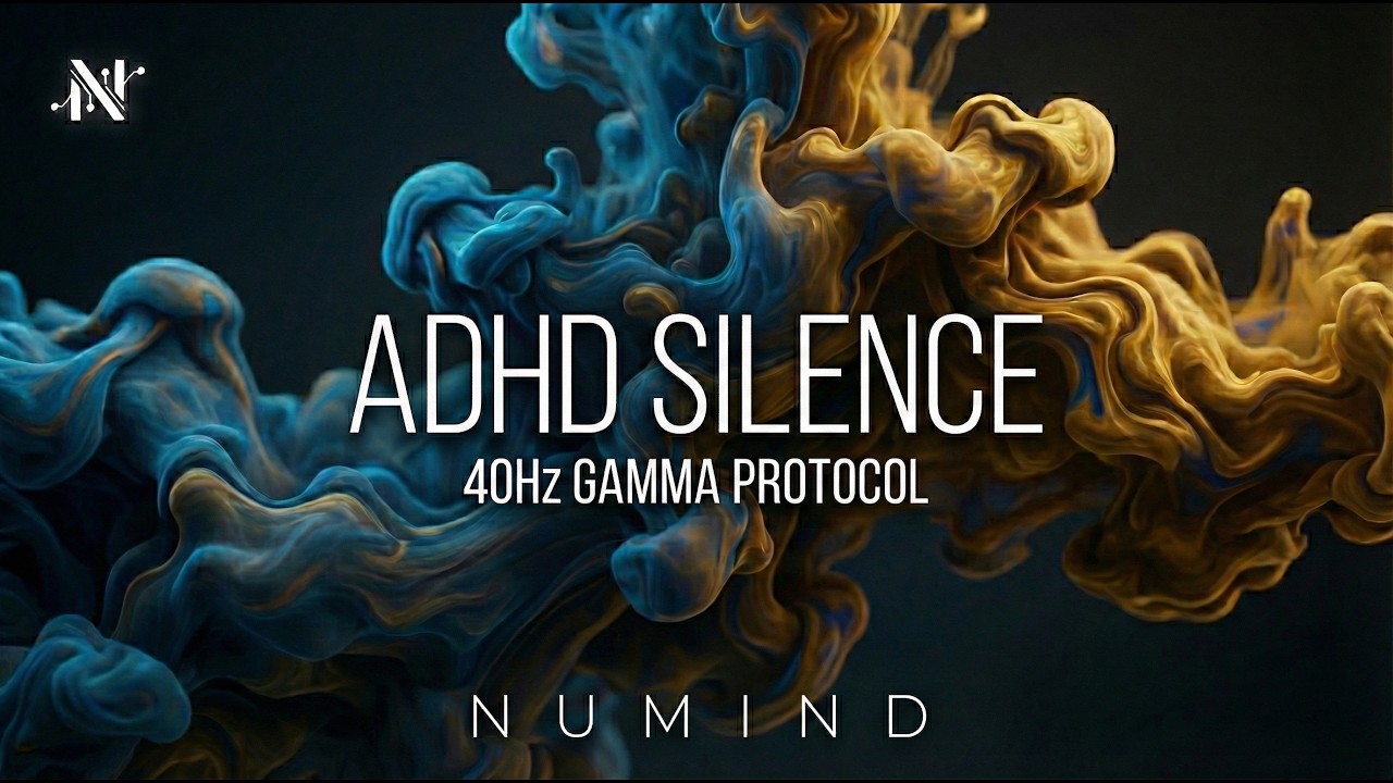 40Hz Gamma Protocol | Instant ADHD Focus & Study Deep Brown Noise (No Distractions)