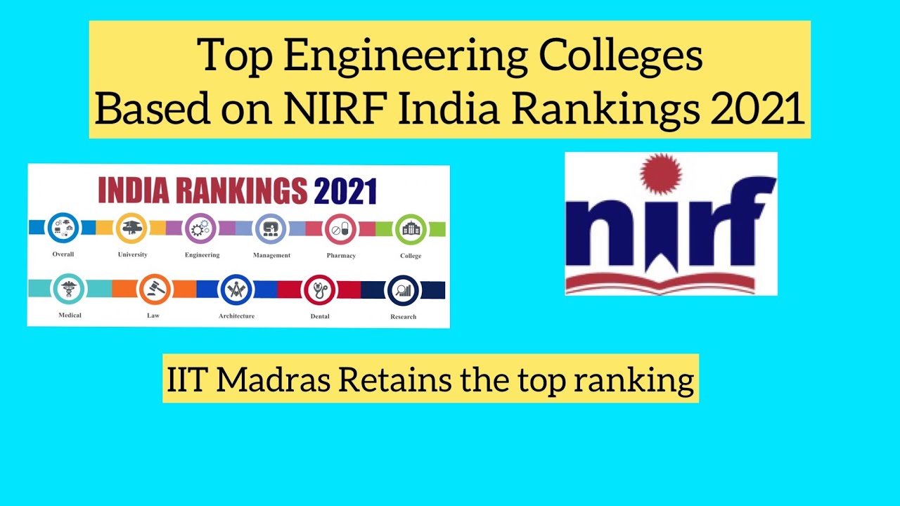 Best Engineering Colleges Based on NIRF Rankings 2021