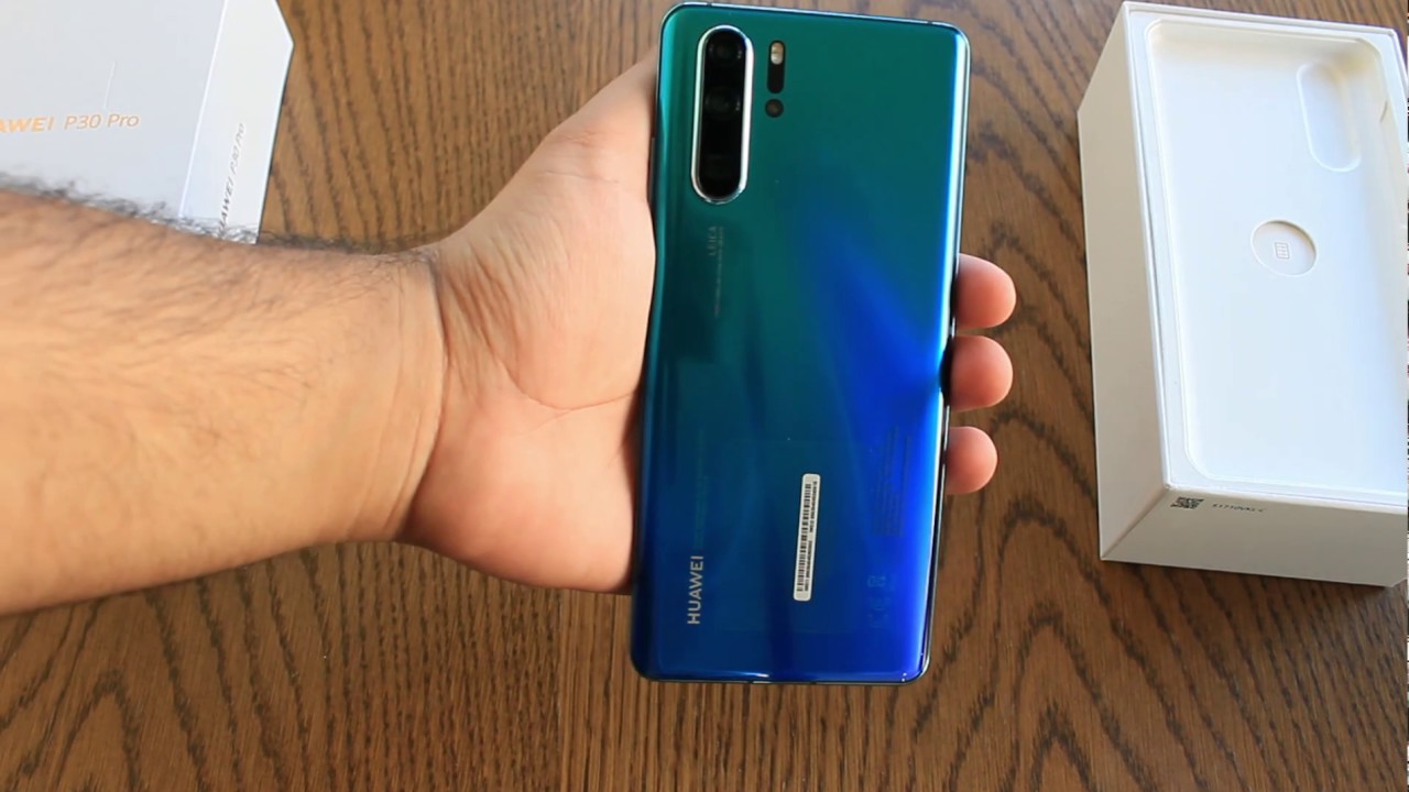 huawei p30 pro aurora فتح علبة هواوي الجديد
