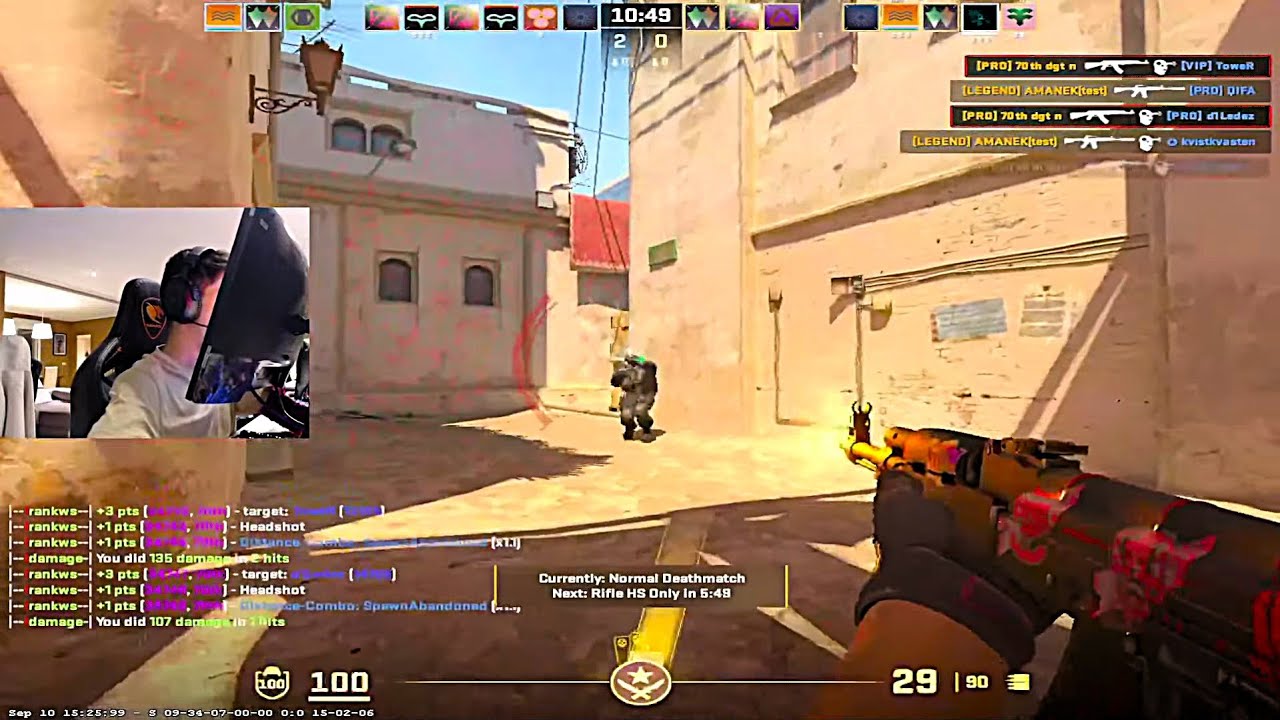 DGT JUEGA DEATHMATCH EN CS2