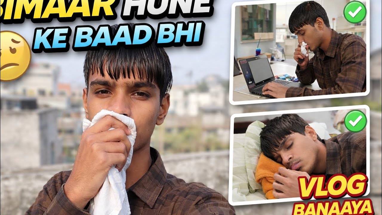 “Tabiyat Kharab Thi Phir Bhi Vlog 😔 | Aaj Ka Din #tecnogamerz #ujwala #longvlog 