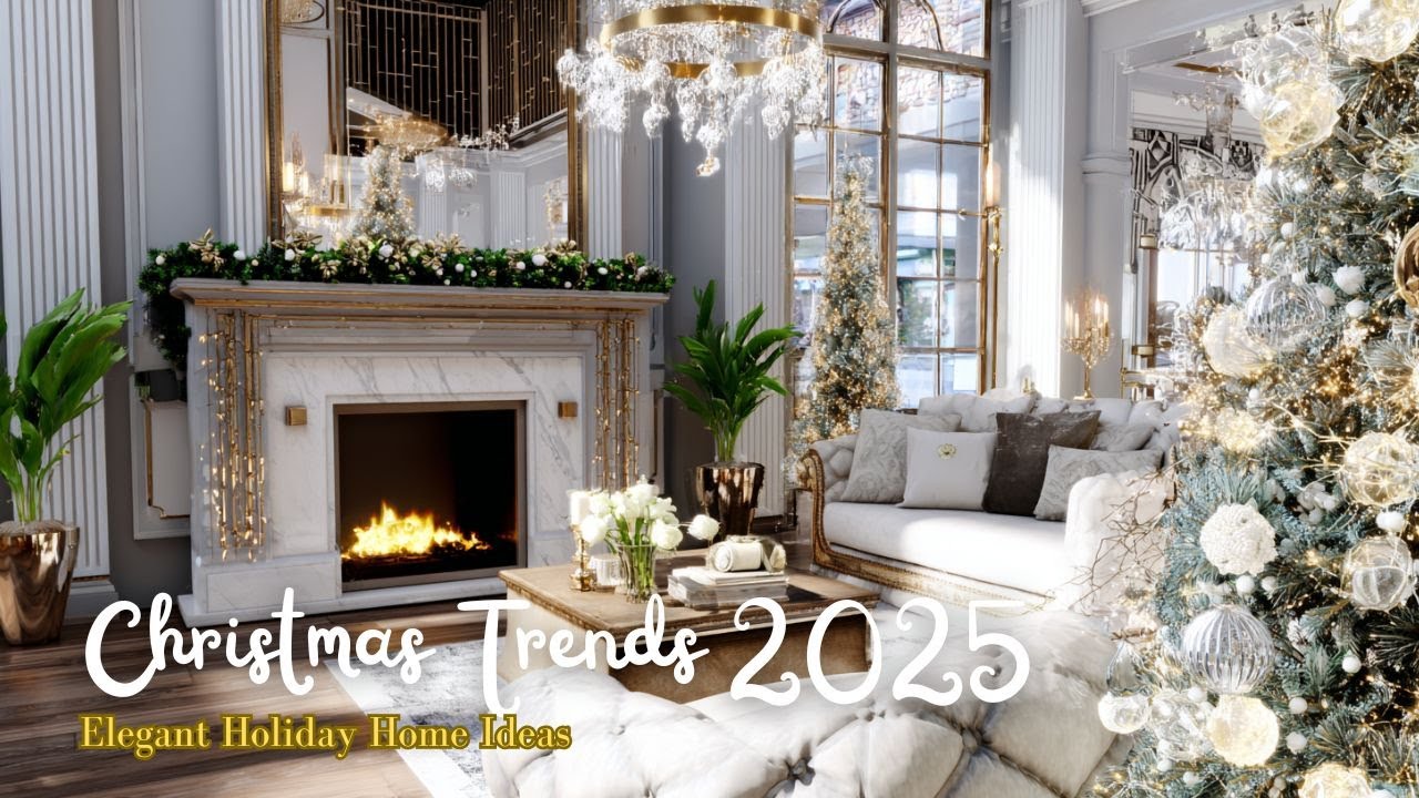 Top Crystal Christmas Decor Trends for 2025  Elegant Holiday Home Ideas