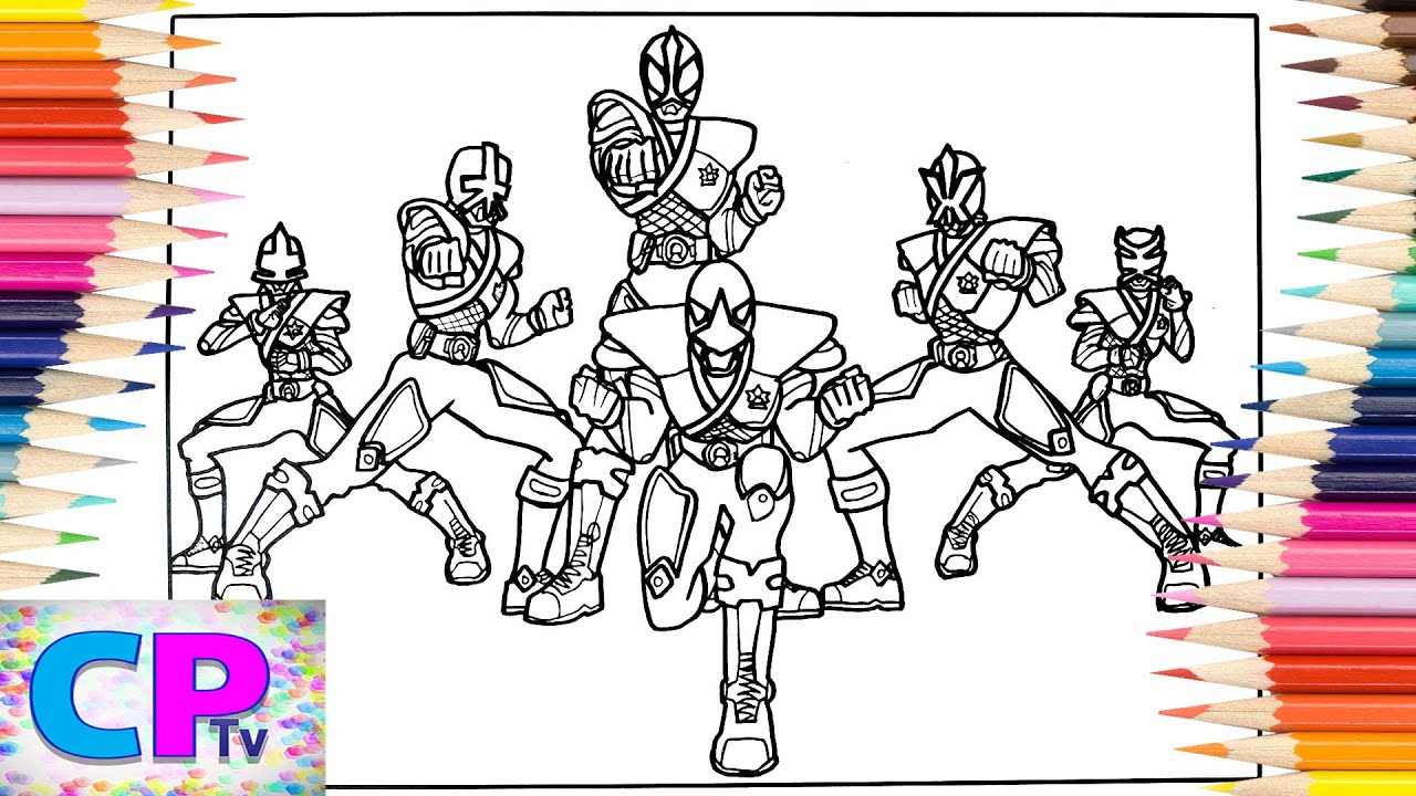 Power Rangers Super Samurai Coloring Pages/Power Rangers Coloring/Spektrem - Shine [NCS Release]