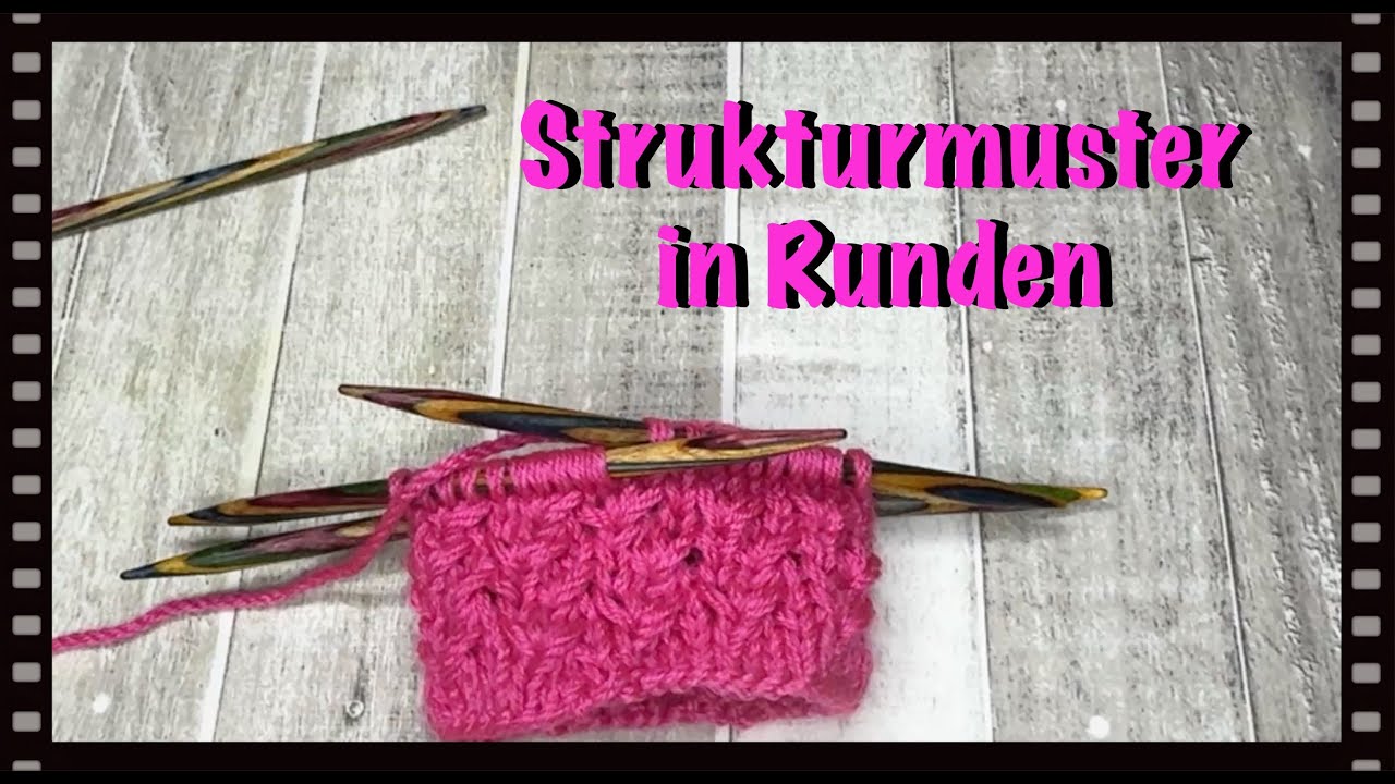Hübsches STRUKTURMUSTER in Runden