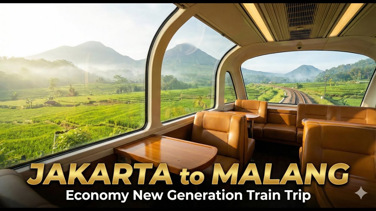 Jakarta to Malang by Train 🚂 KA Jayabaya Economy New Generation (Full Review)
