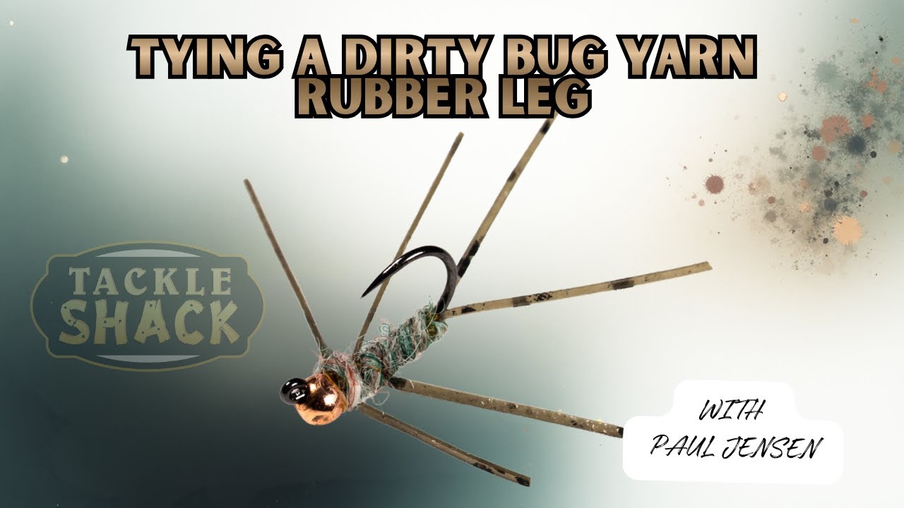 Связывание нимфы из резиновой ножки Semperfli Dirty Bug Yarn