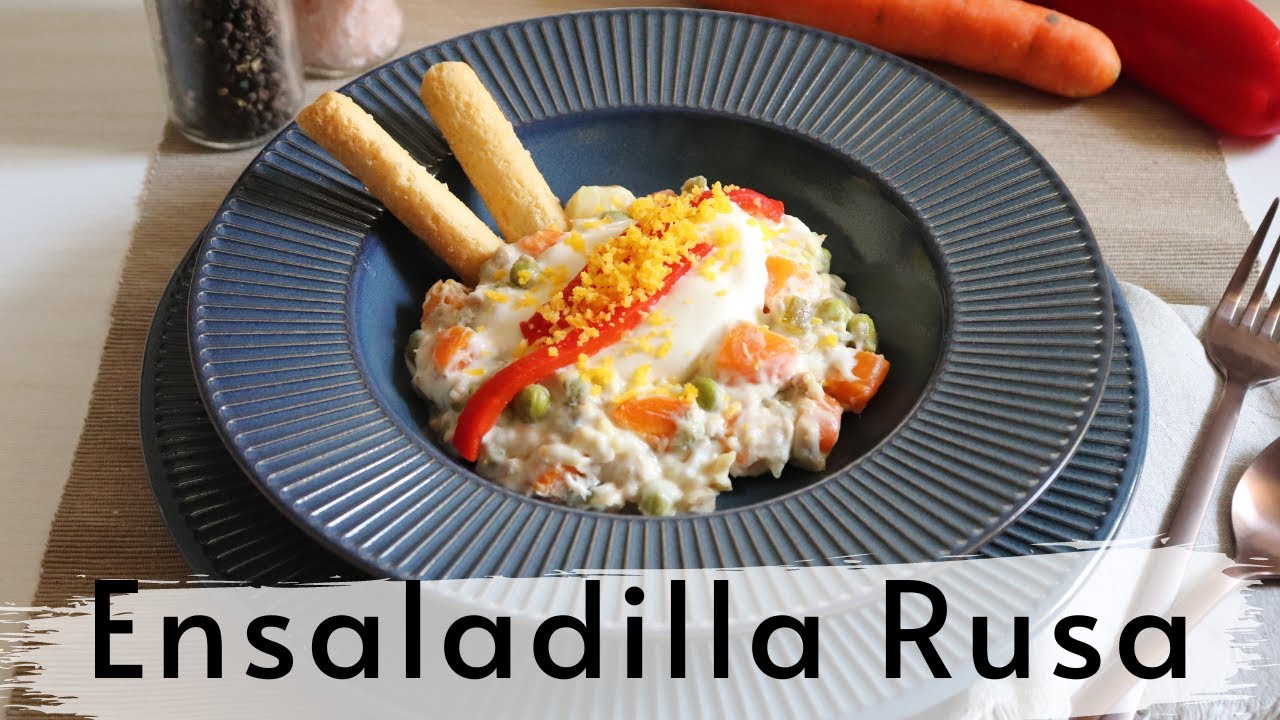 BEST SALAD EVER? - ENSALADILLA RUSA recipe (Spanish style Russian salad)