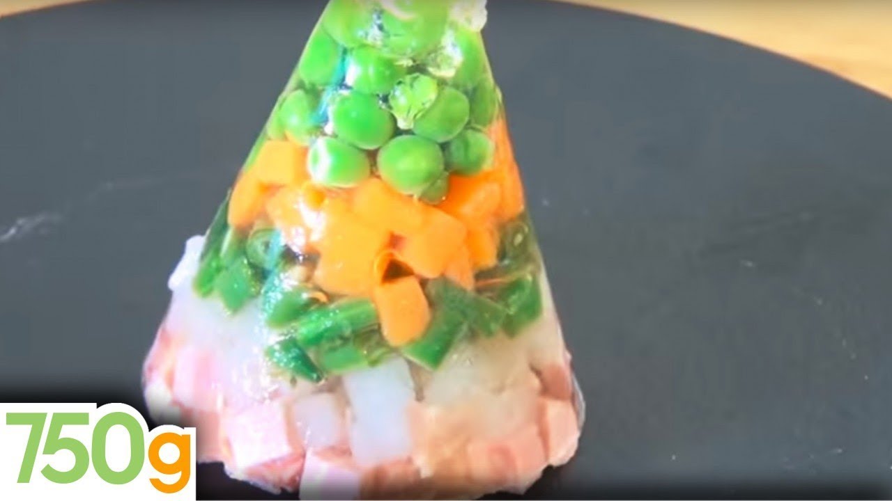 Recette d'Aspic de légumes ou Gelée de légumes - 750g