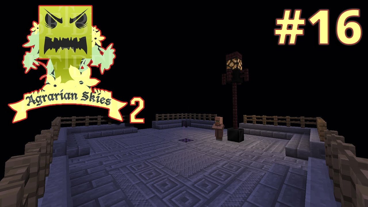 Minecraft Agrarian Skies 2 #16 | عالم جديد والقروين